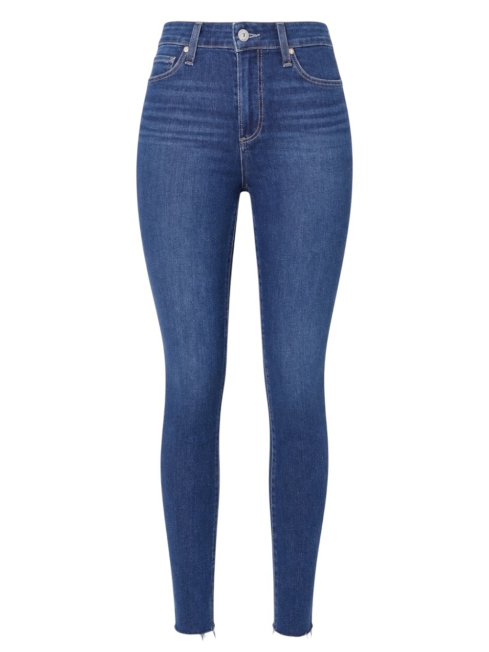 PAIGE Hoxton High Rise Ankle Skinny Jeans Chapel Distressed Size 23 NWT